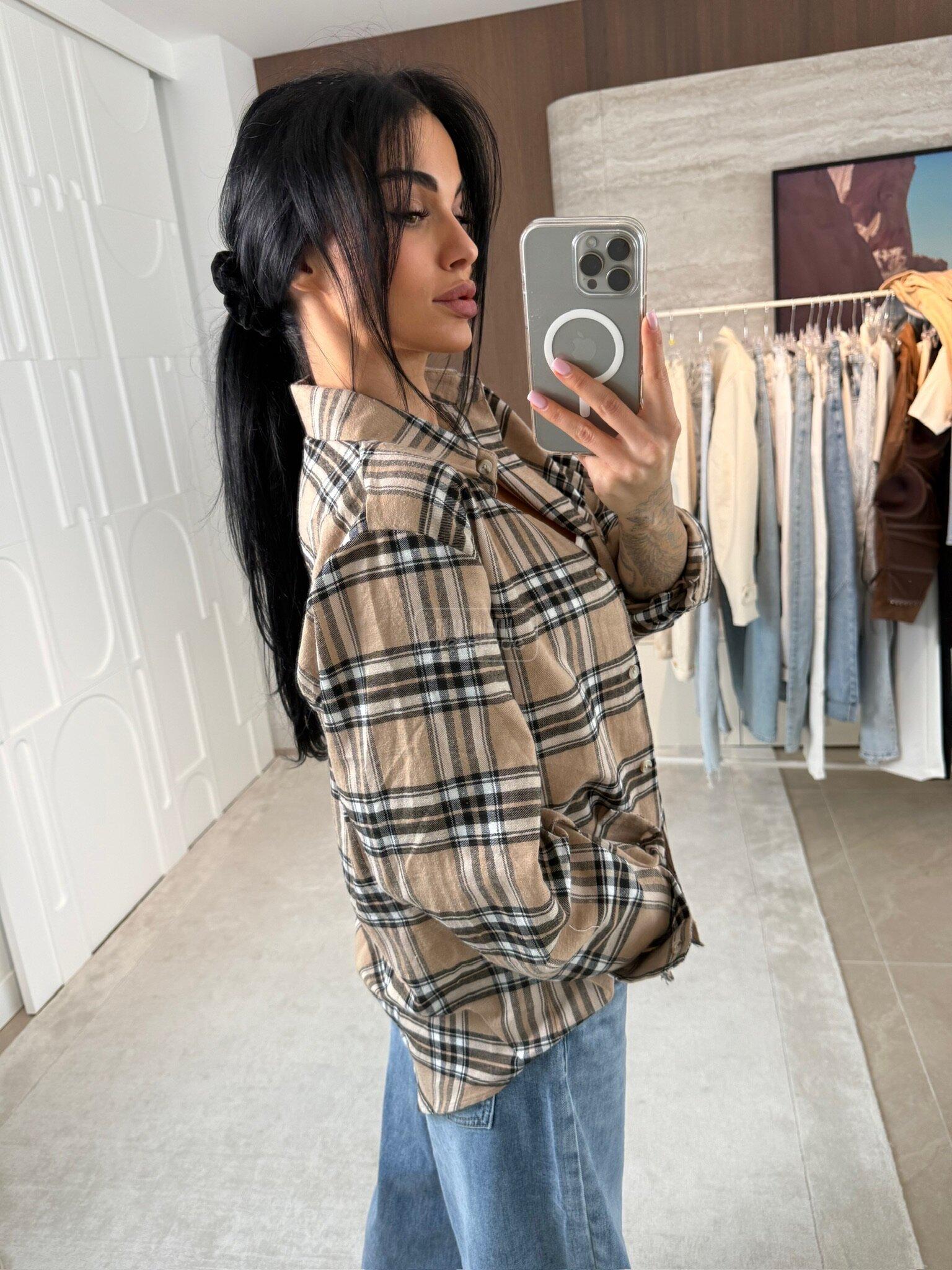 koszula-aure-ii-w-krate-bezowo-czarna_2